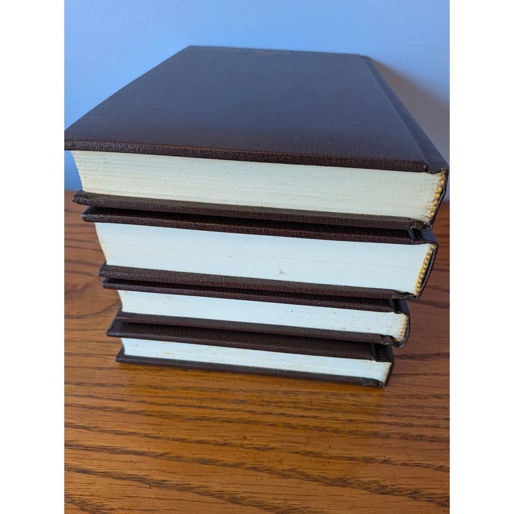 Vintage Louis L'Amour Collection 4 Book Set 1980s Bantam Leatherette Westerns